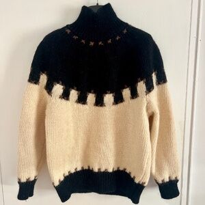 ESPRIT Sport - Vintage 100% Wool Turtleneck Sweater (M)